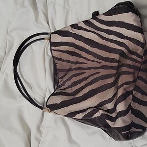 Coach Madison Phoebe Bag Zebra Print 26636 Womens Size 13X12 Multicolor …